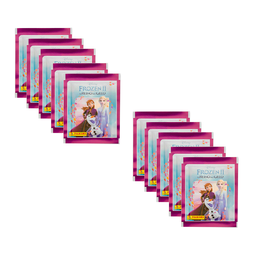 

10 пакетиков наклеек Panini Холодное Сердце 2 серия 3 (50 наклеек)