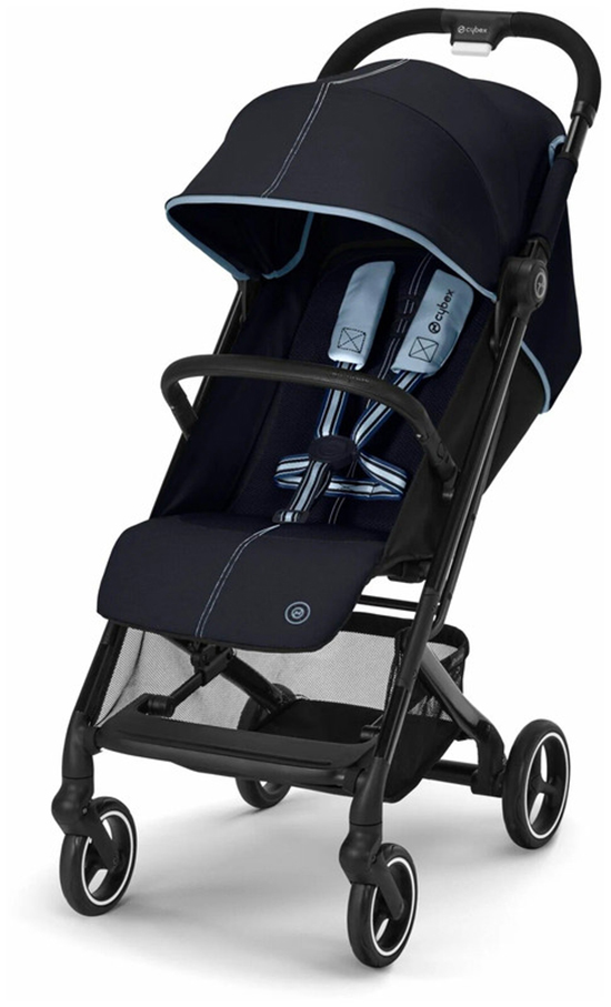 

Коляска прогулочная,Cybex Beezy 2023 Ocean Blue с бампером, Сy-Beezy