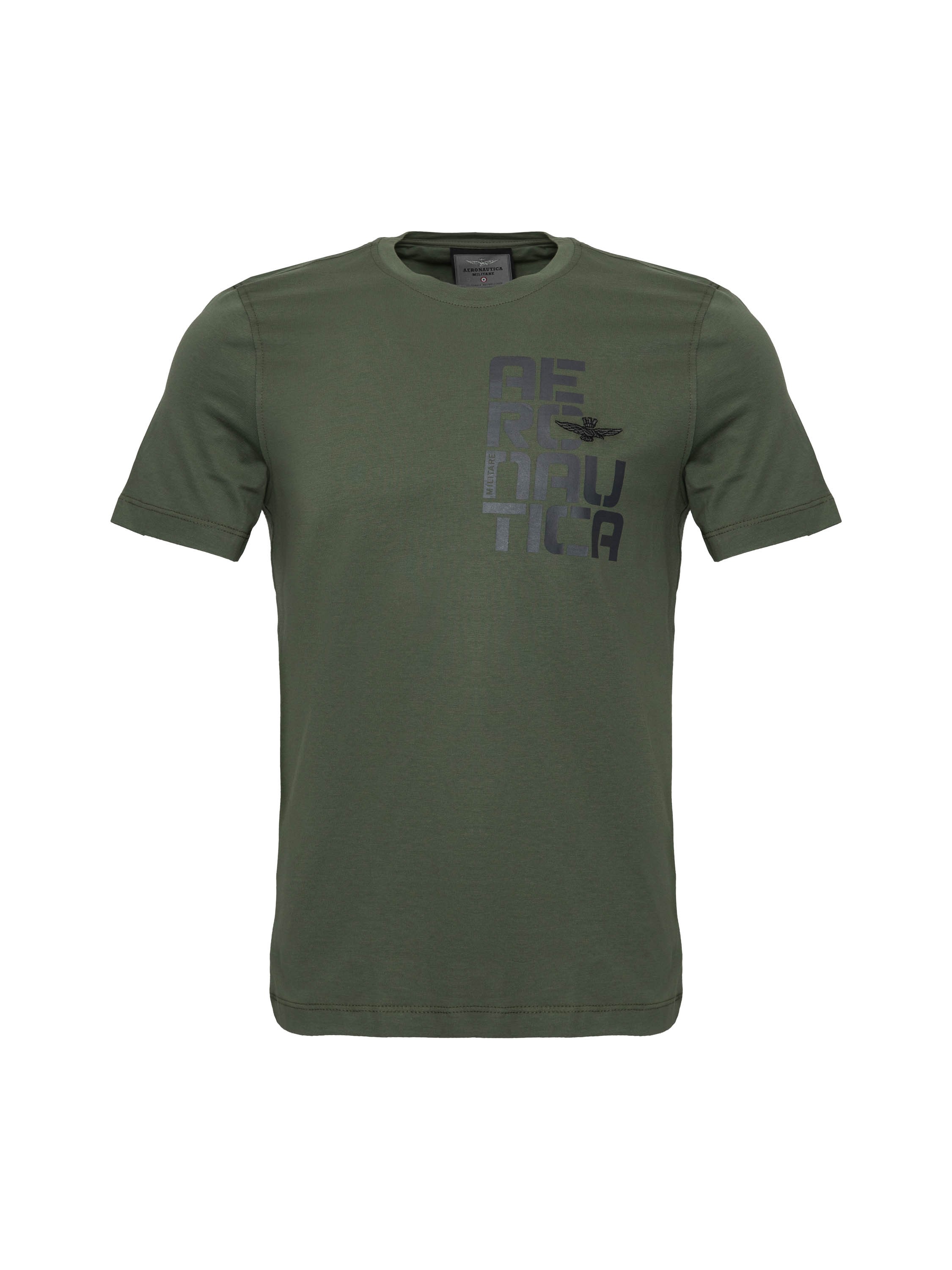 

Футболка мужская Aeronautica Militare TS2084J593 зеленая 54 RU, Зеленый, TS2084J593