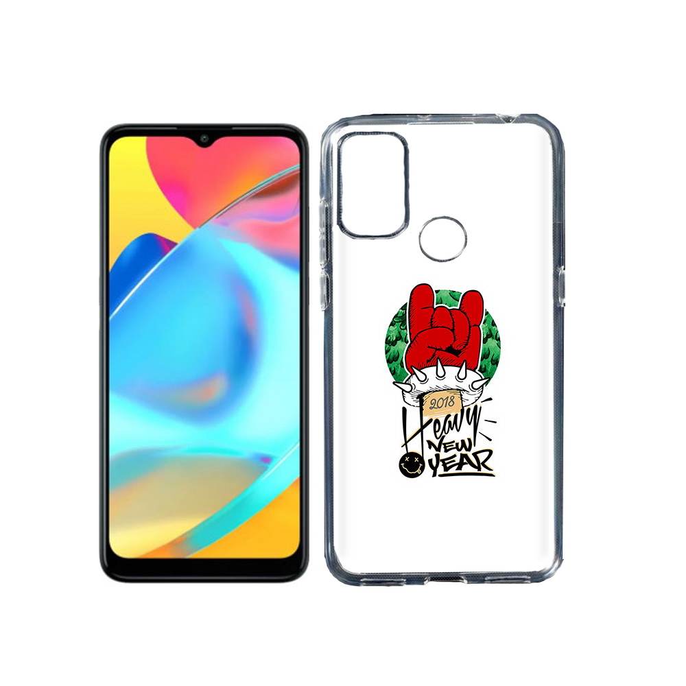 Чехол MyPads Tocco для Alcatel 3L 6056H (2021) Гангстер новый год (PT160724.669.53)