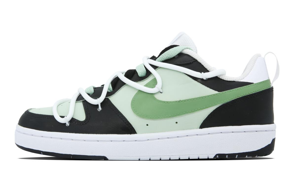 

Кеды унисекс Nike Court Borough GS белые 38.5 EU, Белый, Court Borough GS