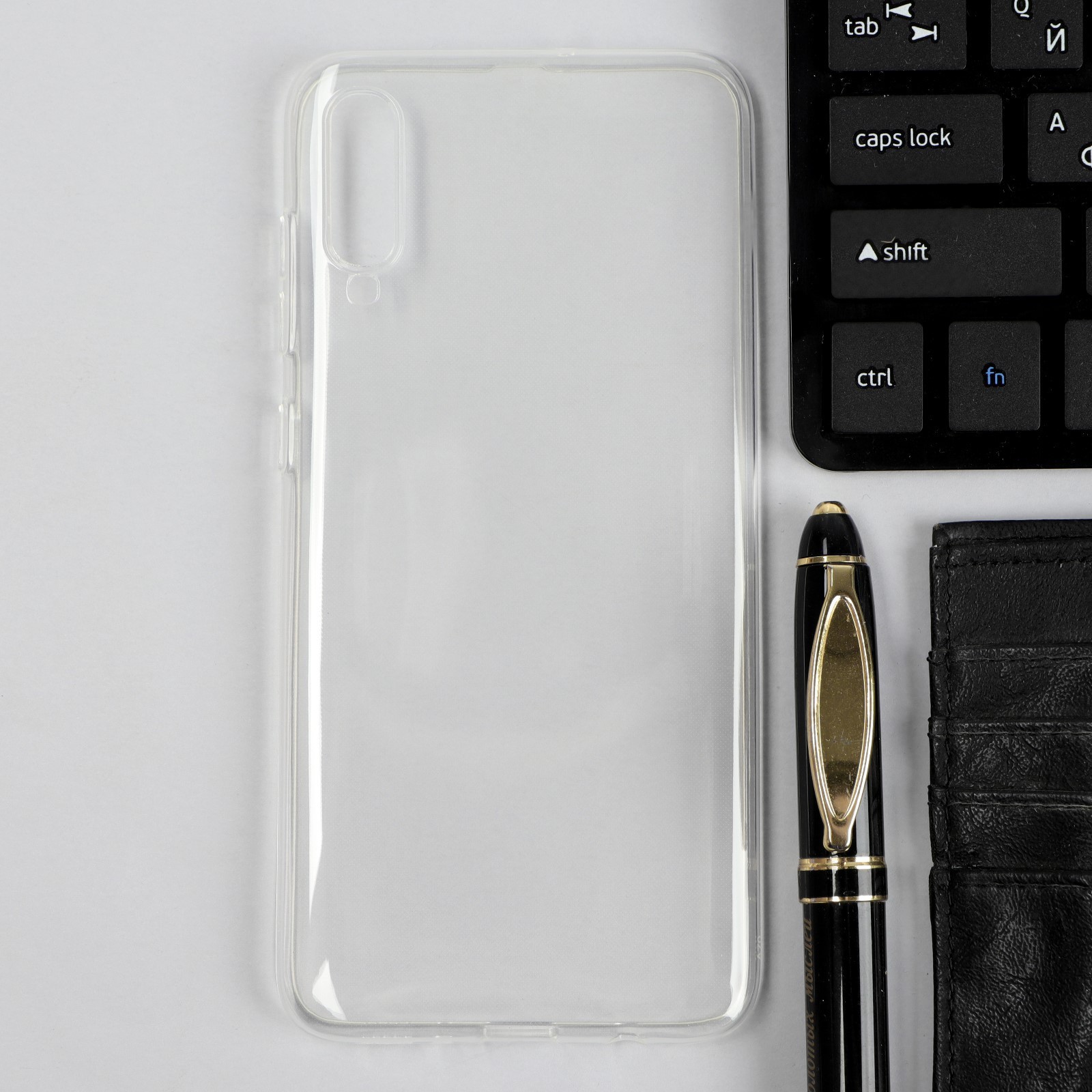 Чехол iBox Crystal, для телефона Samsung Galaxy A70, силиконовый, прозрачный