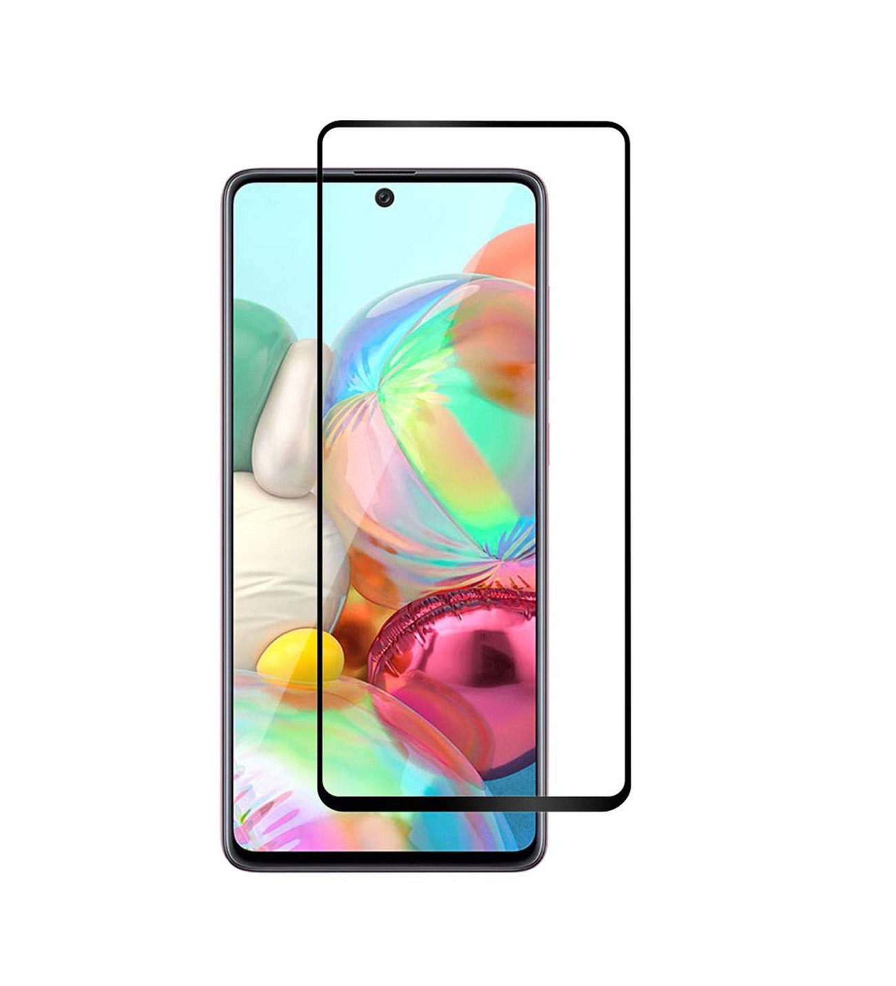 

Защитное стекло для Samsung Galaxy A71/A72 (SM-A715/SM-A725) 3D Black, Samsung Galaxy A72