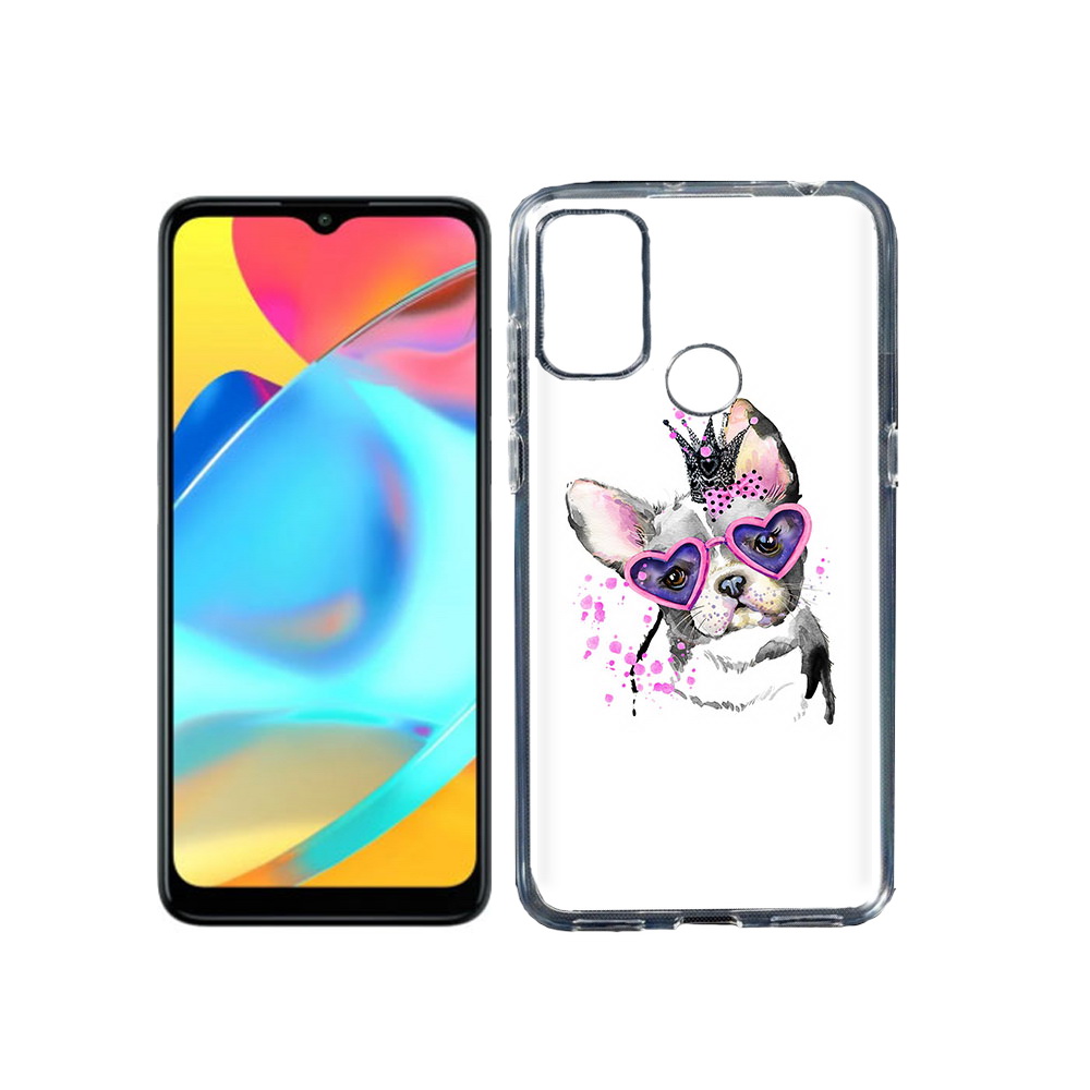 

Чехол MyPads Tocco для Alcatel 3L 6056H (2021) принцесса (PT160724.669.558), Прозрачный, Tocco