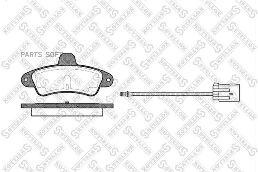 

Тормозные колодки Stellox 444002SX