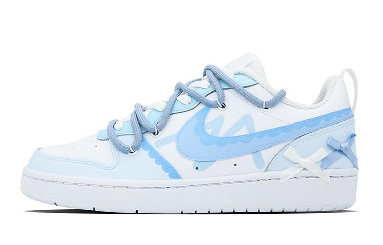 

Кеды унисекс Nike Court Borough Low 2 GS белые 37.5 EU, Белый, Court Borough Low 2 GS