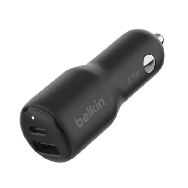 

Автомобильное зарядное устройство Belkin BoostCharge 42W Dual USB PD PPS Car Charger