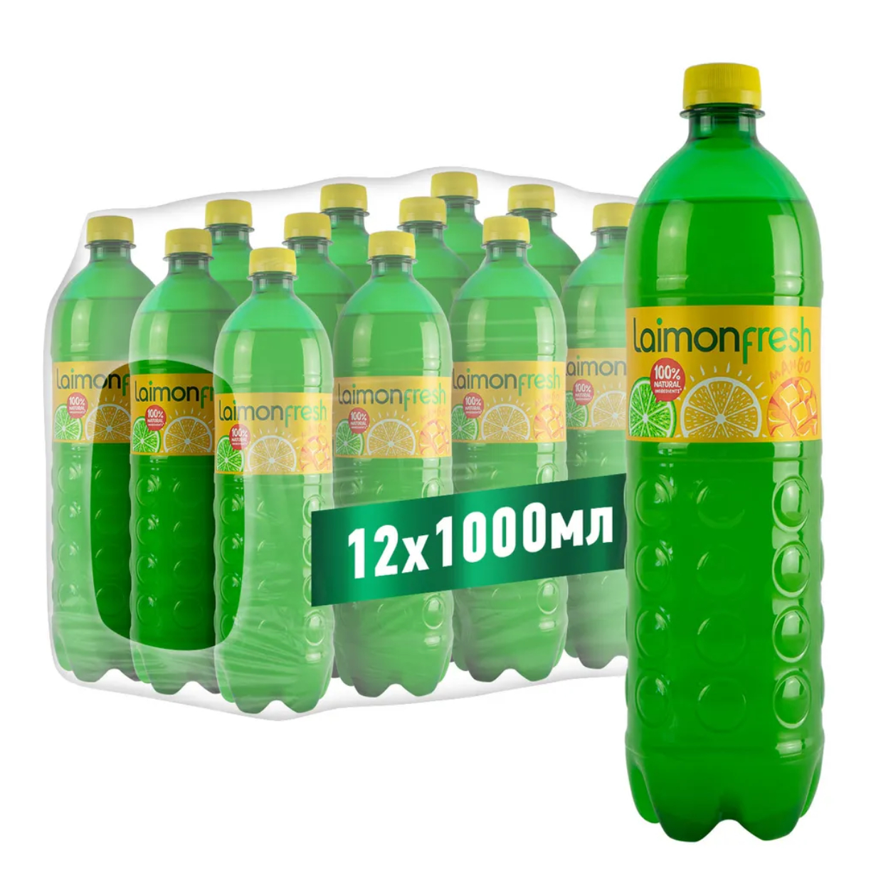 

Напиток Laimon Fresh Mango среднегазированный, в пластике, 12x1 л