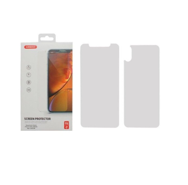 

Защитное стекло + пленка на заднюю крышку Anmac для iPhone X/XS/11 Pro, Iphone X/Xs/11 Pro