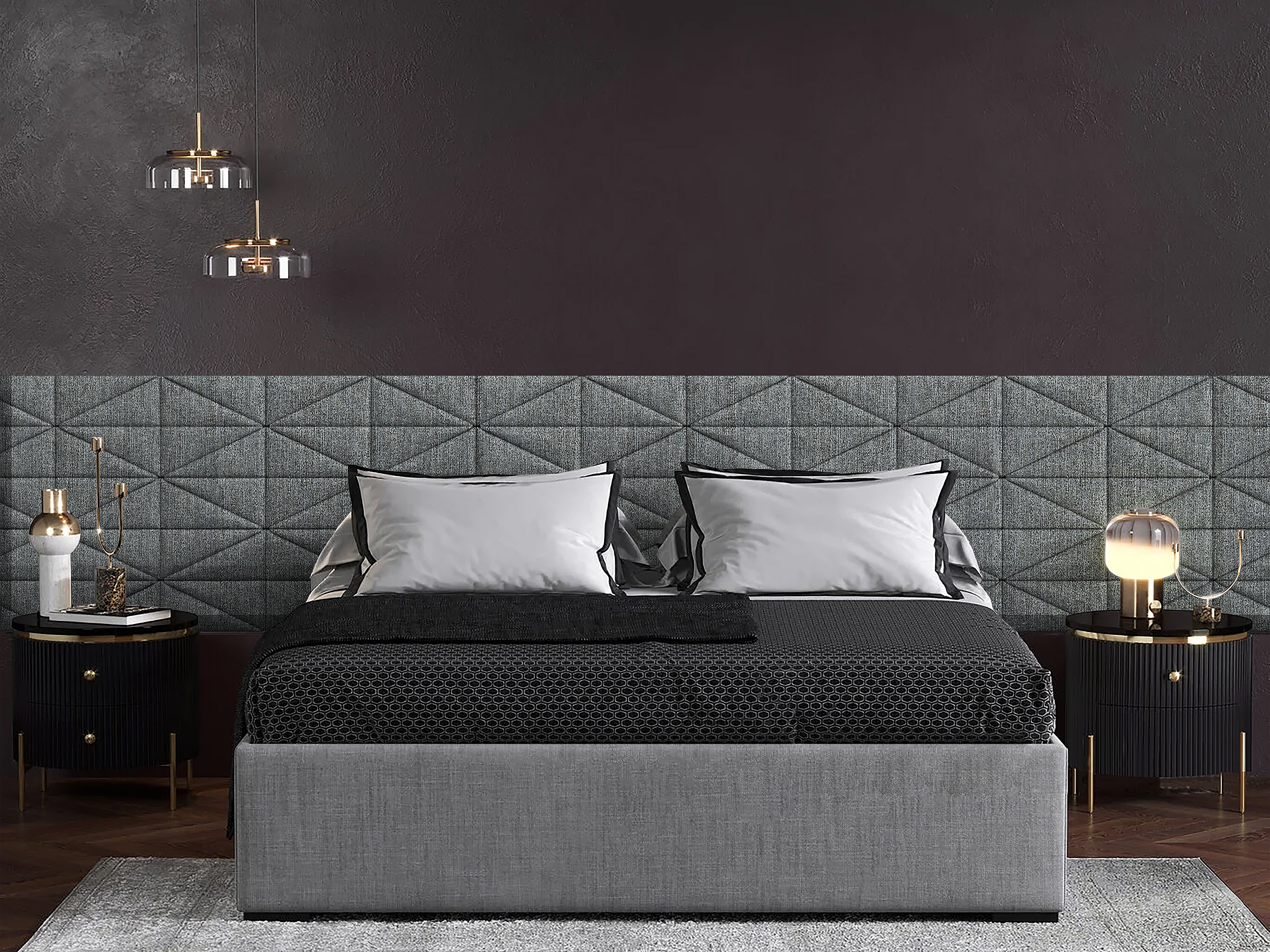 

Панель кровати Cotton Moondust Grey 15х30PL см 2 шт., Серый