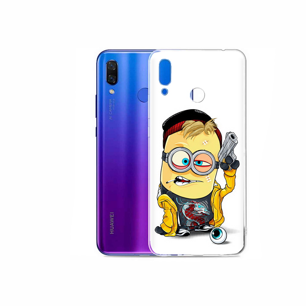 

Чехол MyPads Tocco для Honor Play миньон бандит, Прозрачный, Tocco