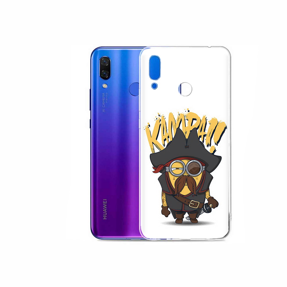 

Чехол MyPads Tocco для Honor Play миньон пират, Прозрачный, Tocco