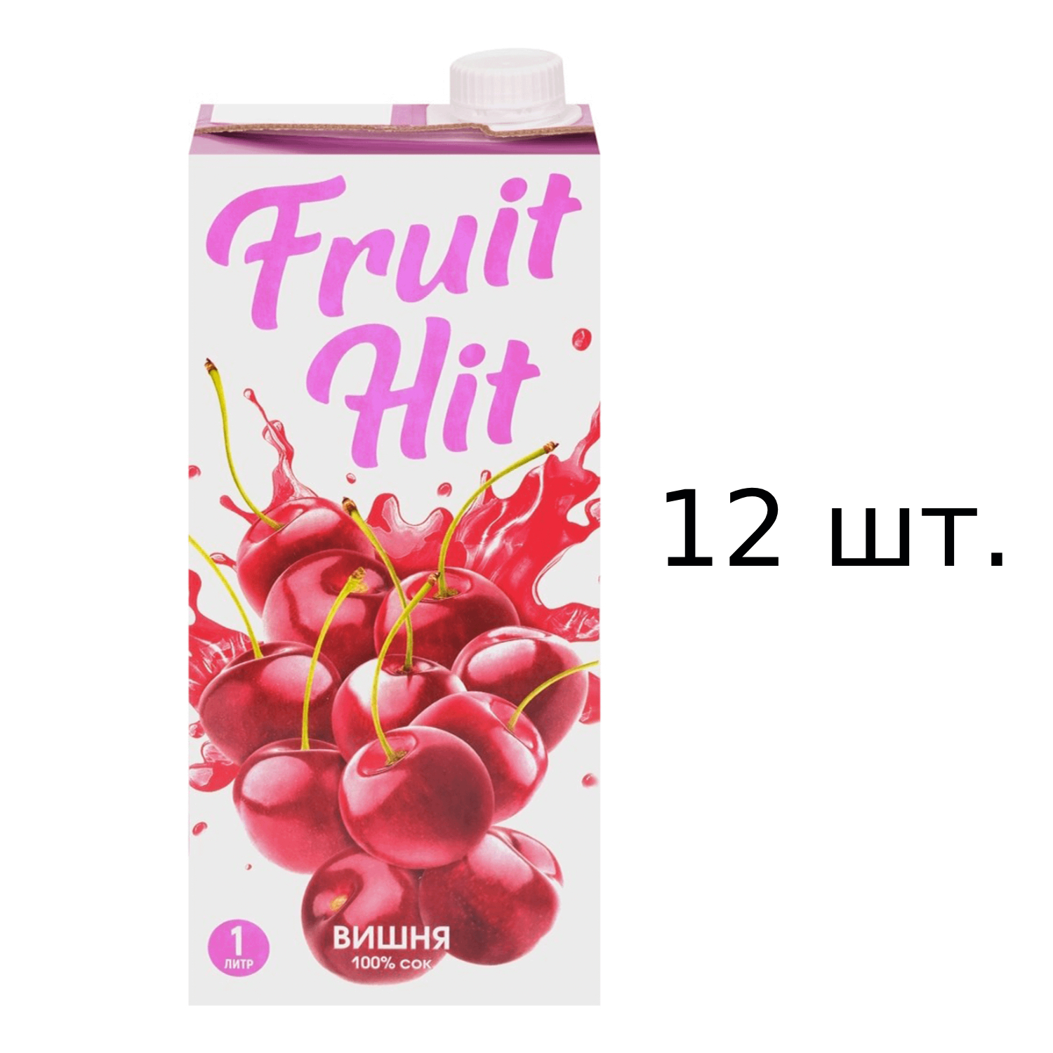 Сок Fruit Hit вишневый, 12x1 л