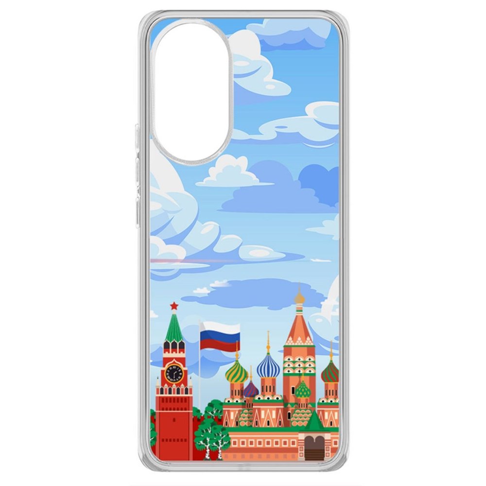 

Чехол-накладка Krutoff Clear Case Красная Площадь для Honor 50