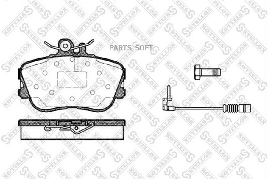 

Тормозные колодки Stellox 456002BSX