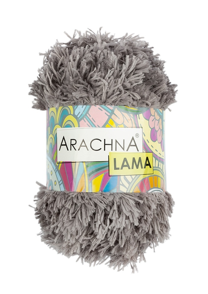 

Пряжа ARACHNA Lama, 100% микрополиэстер, 5х200 г, 100 м, №17, серый, Lama