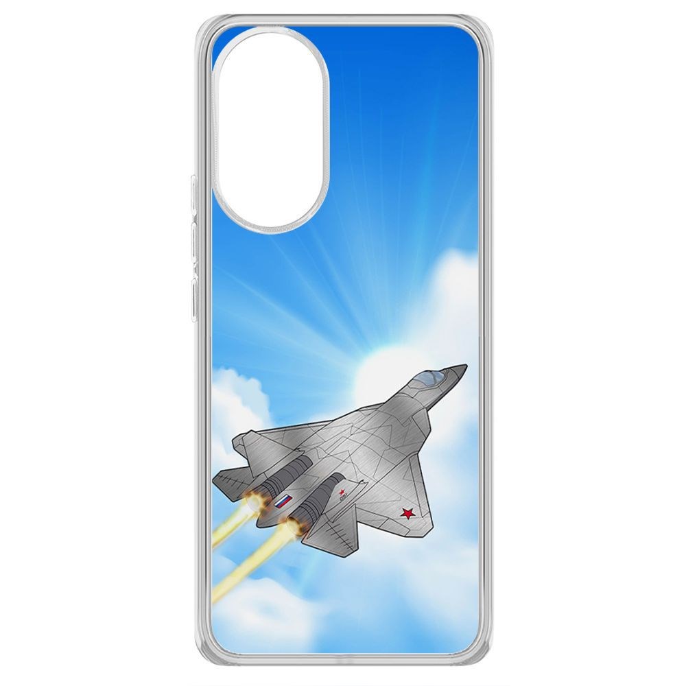

Чехол-накладка Krutoff Clear Case СУ-57 для Honor 50