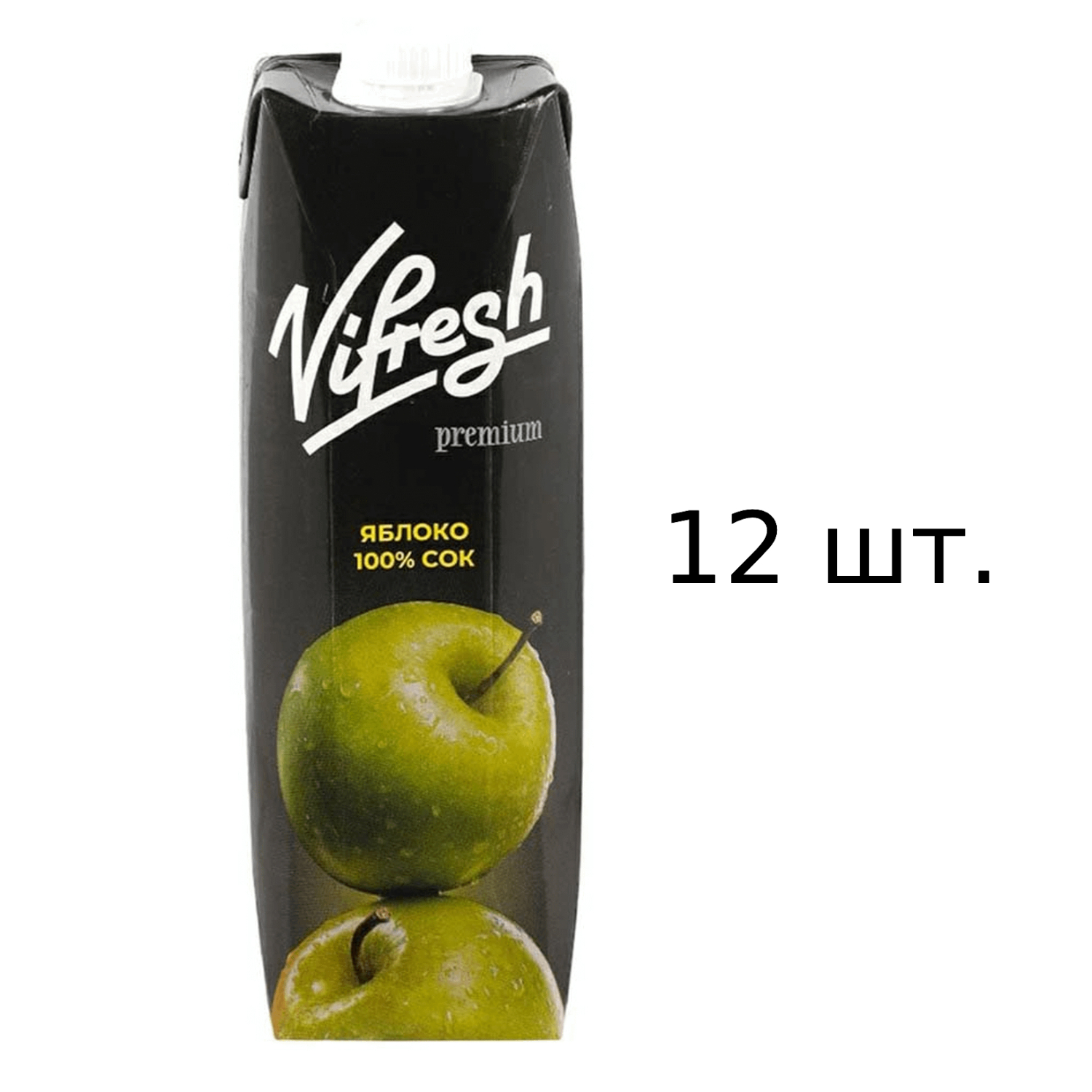 

Сок Vifresh 100% яблочный, 12x1 л