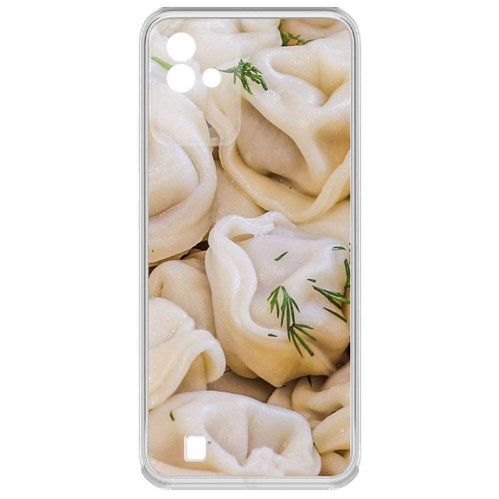 

Чехол-накладка Krutoff Clear Case Пельмешки для Realme Narzo 50i