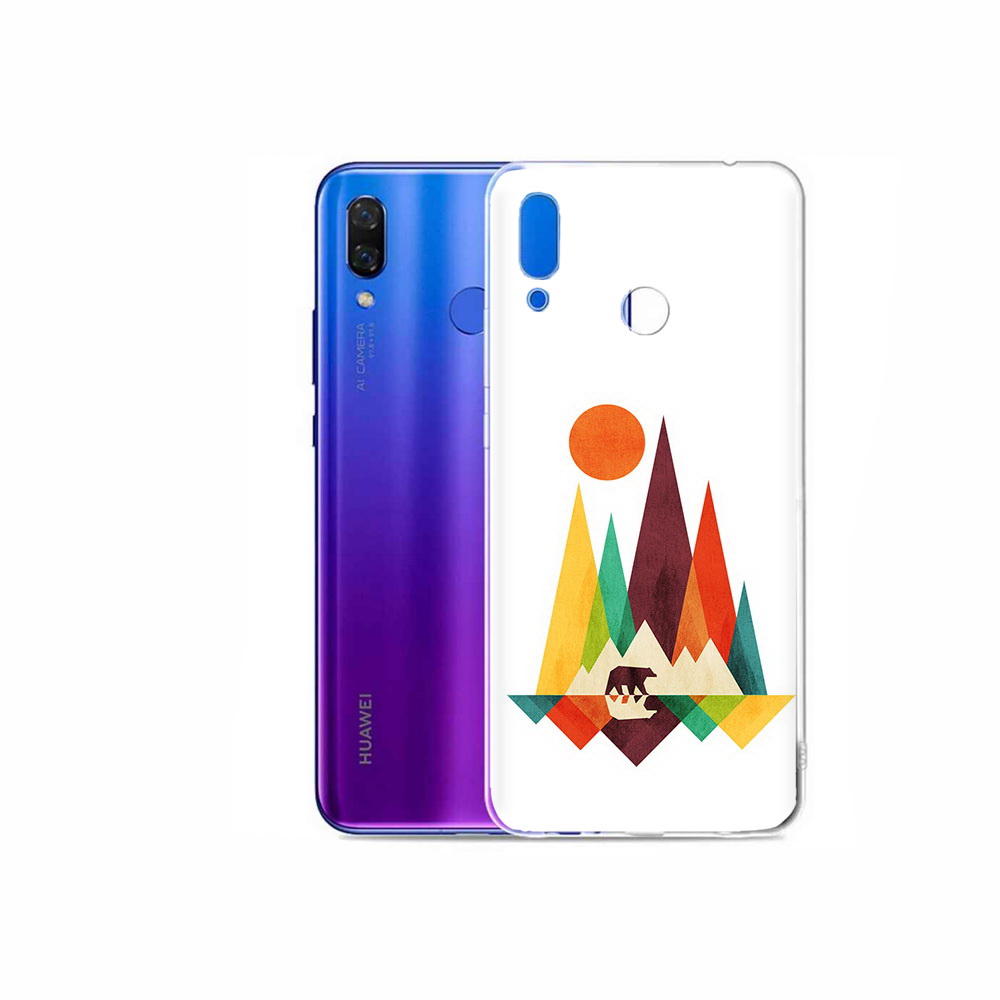 

Чехол MyPads Tocco для Honor Play нарисованные горы с медведем, Прозрачный, Tocco