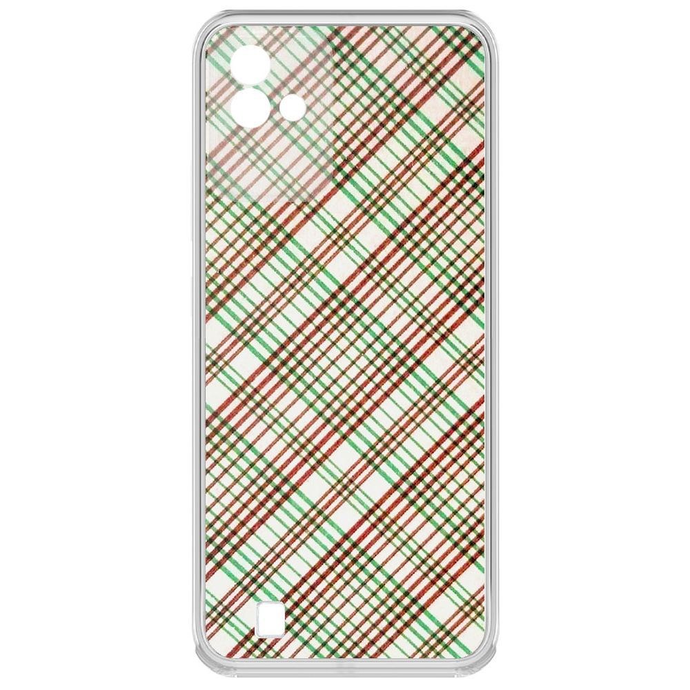 

Чехол-накладка Krutoff Clear Case Рубашка карты для Realme Narzo 50i