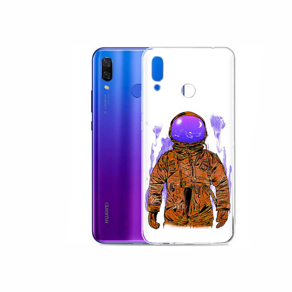 

Чехол MyPads Tocco для Honor Play нарисованный мужчина в скафандре, Прозрачный, Tocco