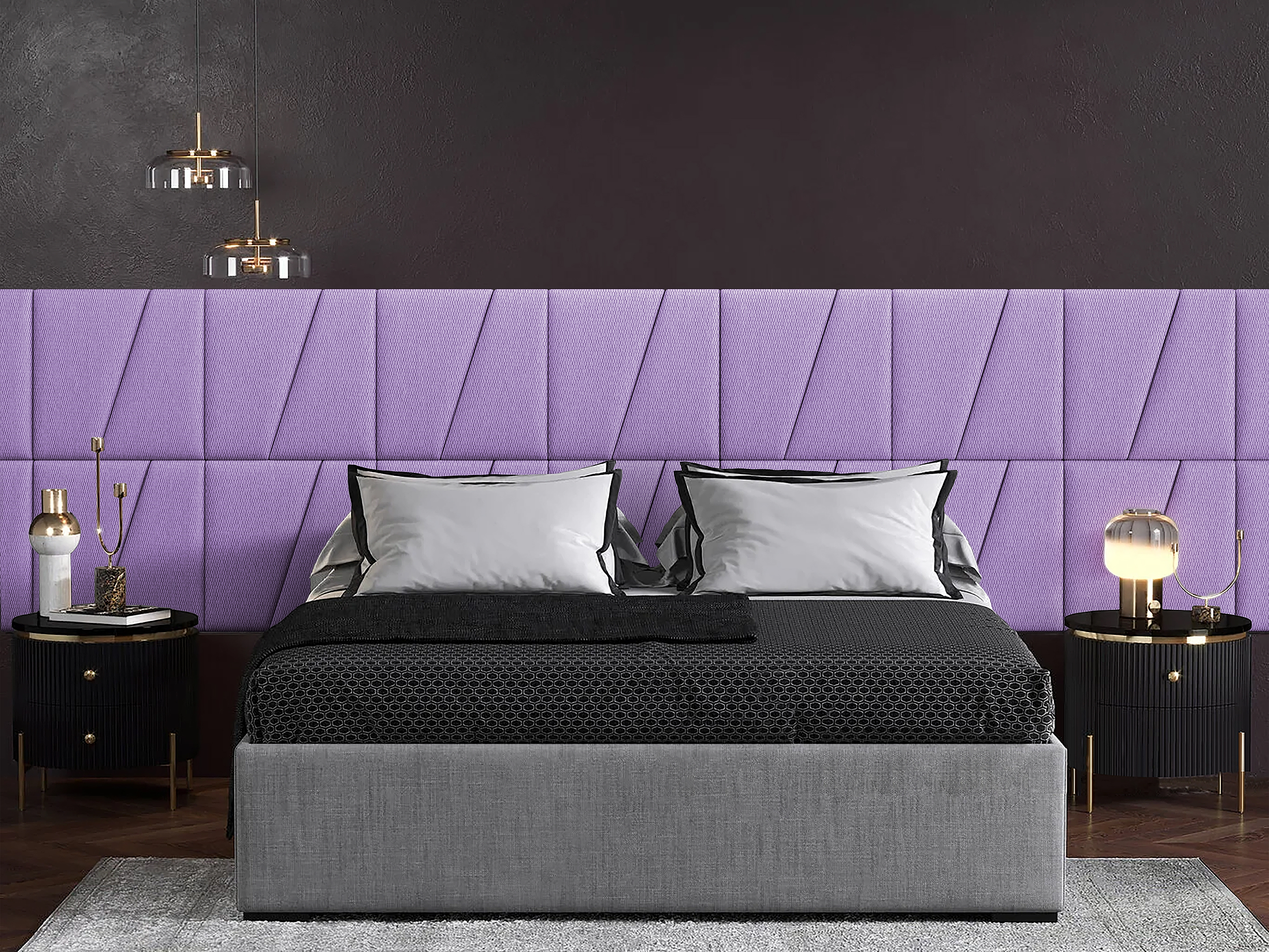 

Панель кровати Cabrio Violet 50х50DL см 2 шт., Фиолетовый