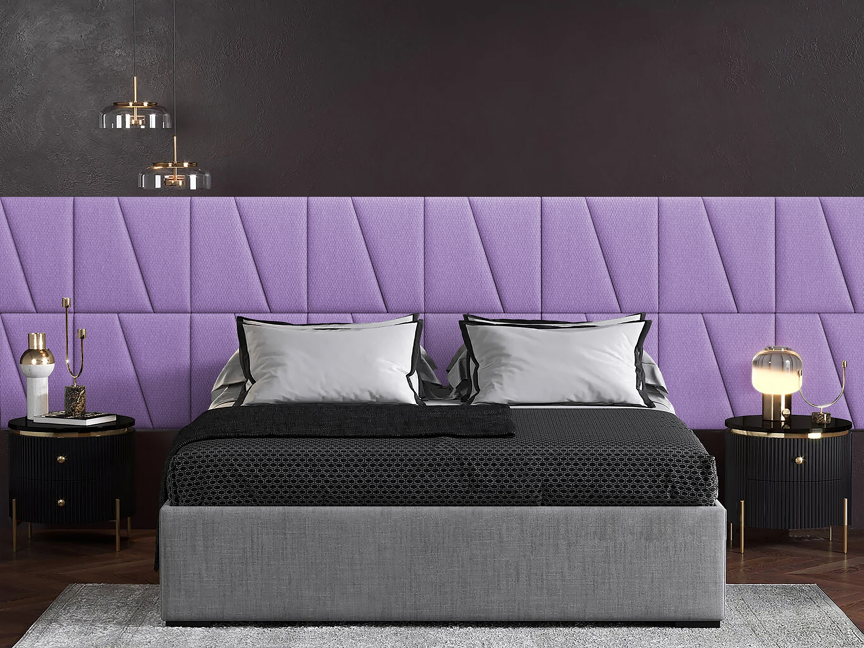

Панель кровати Cabrio Violet 50х50DP см 2 шт., Фиолетовый