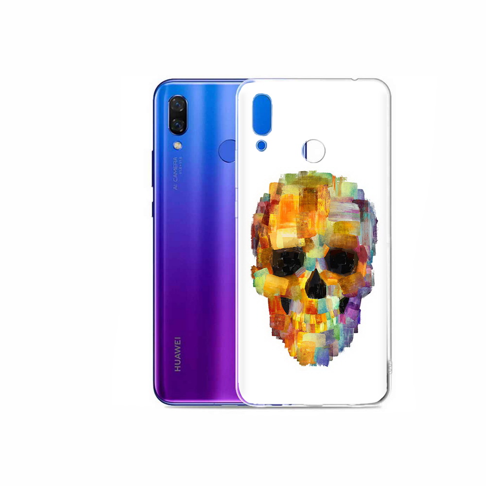 

Чехол MyPads Tocco для Honor Play нарисованный череп, Прозрачный, Tocco