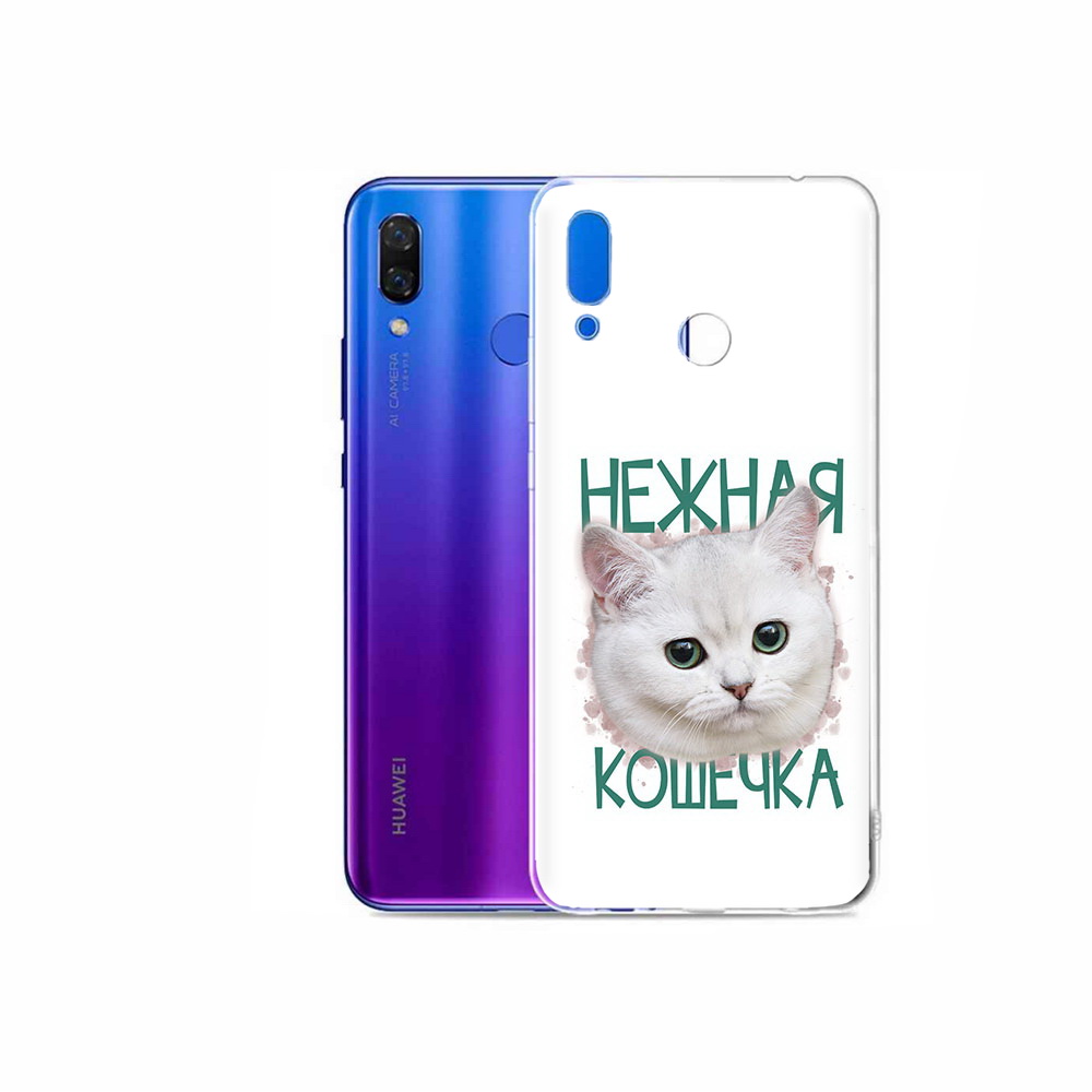 

Чехол MyPads Tocco для Honor Play нежная кошечка, Прозрачный, Tocco