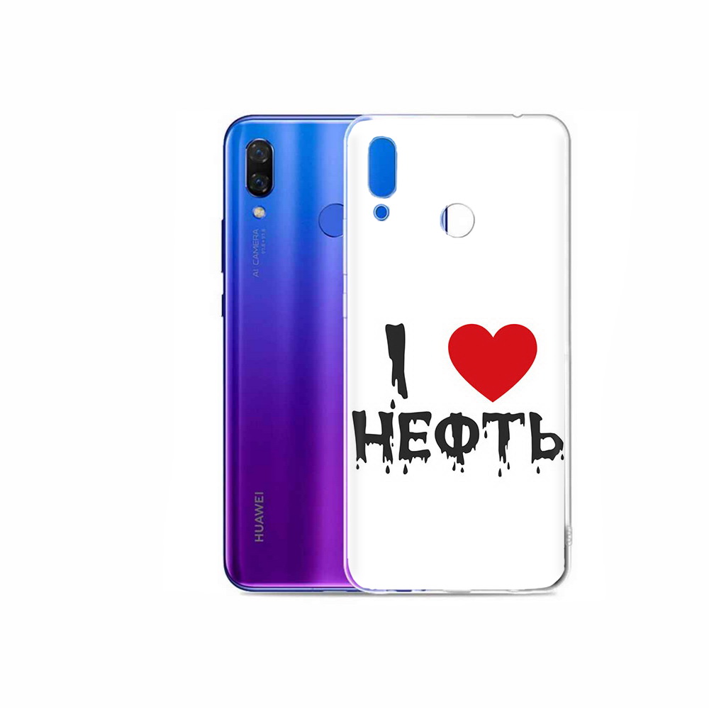 

Чехол MyPads Tocco для Honor Play нефть, Прозрачный, Tocco