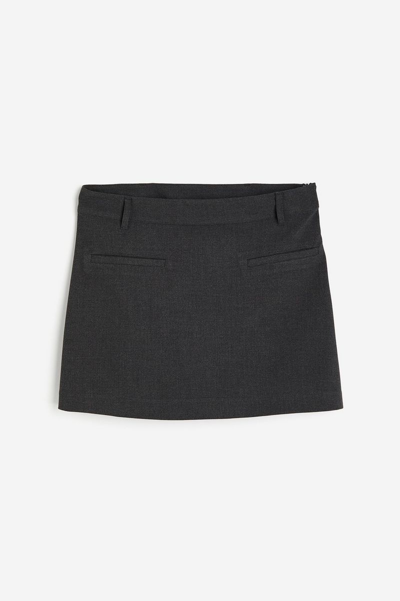 

Юбка женская H&M 1235466 серая 38 EU, Серый, 1235466