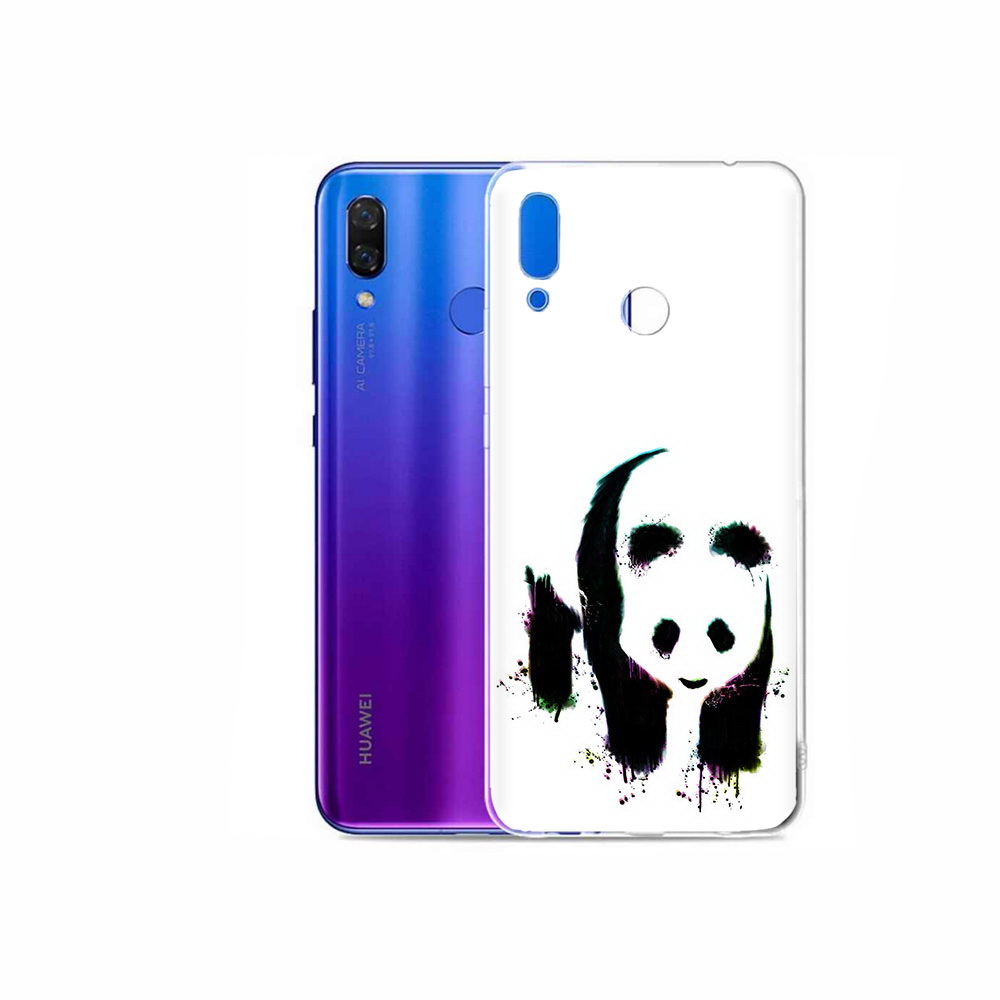 

Чехол MyPads Tocco для Honor Play панда в акварели, Прозрачный, Tocco