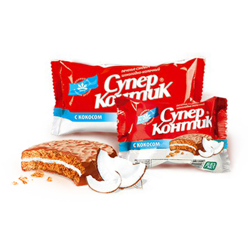 

Печенье затяжное Кonti Super Кontiк с кокосом 100 г