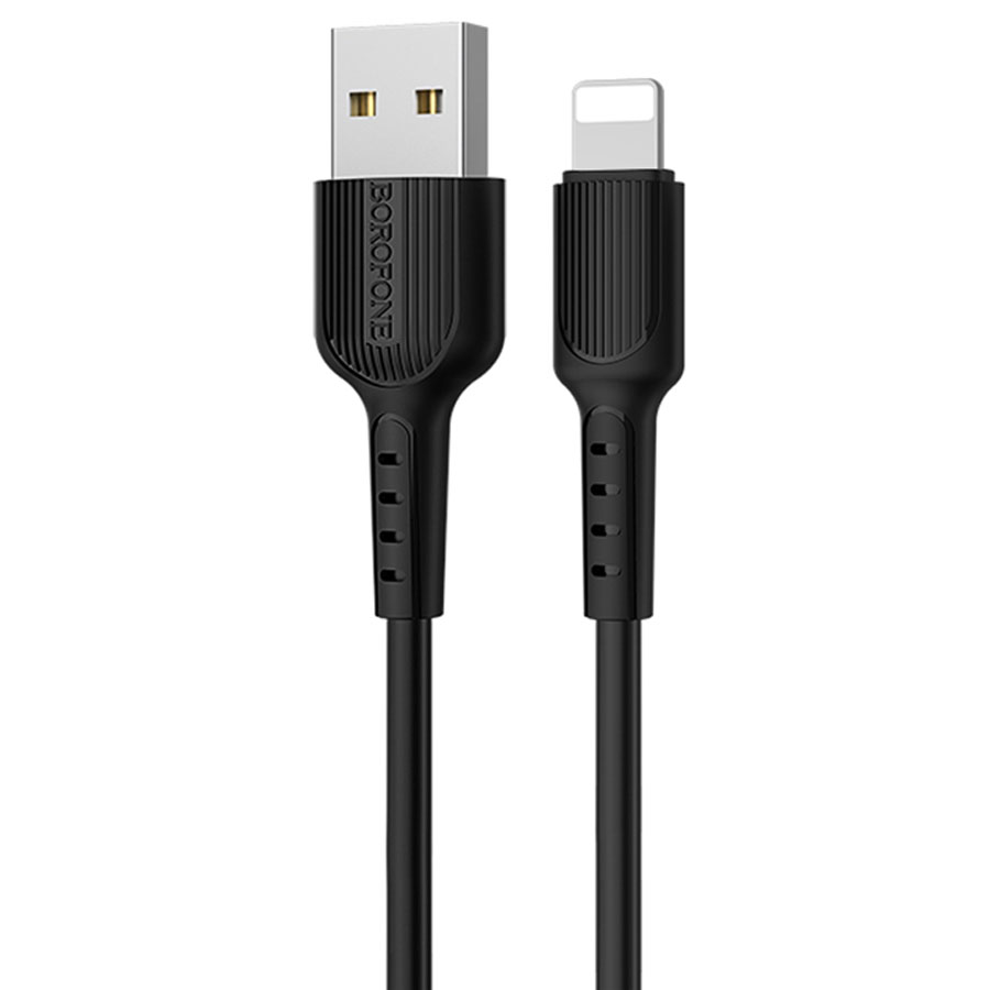

Кабель Borofone BX16 Easy, USB - Lightning, 2 А, 1 м, черный, BX16 Easy