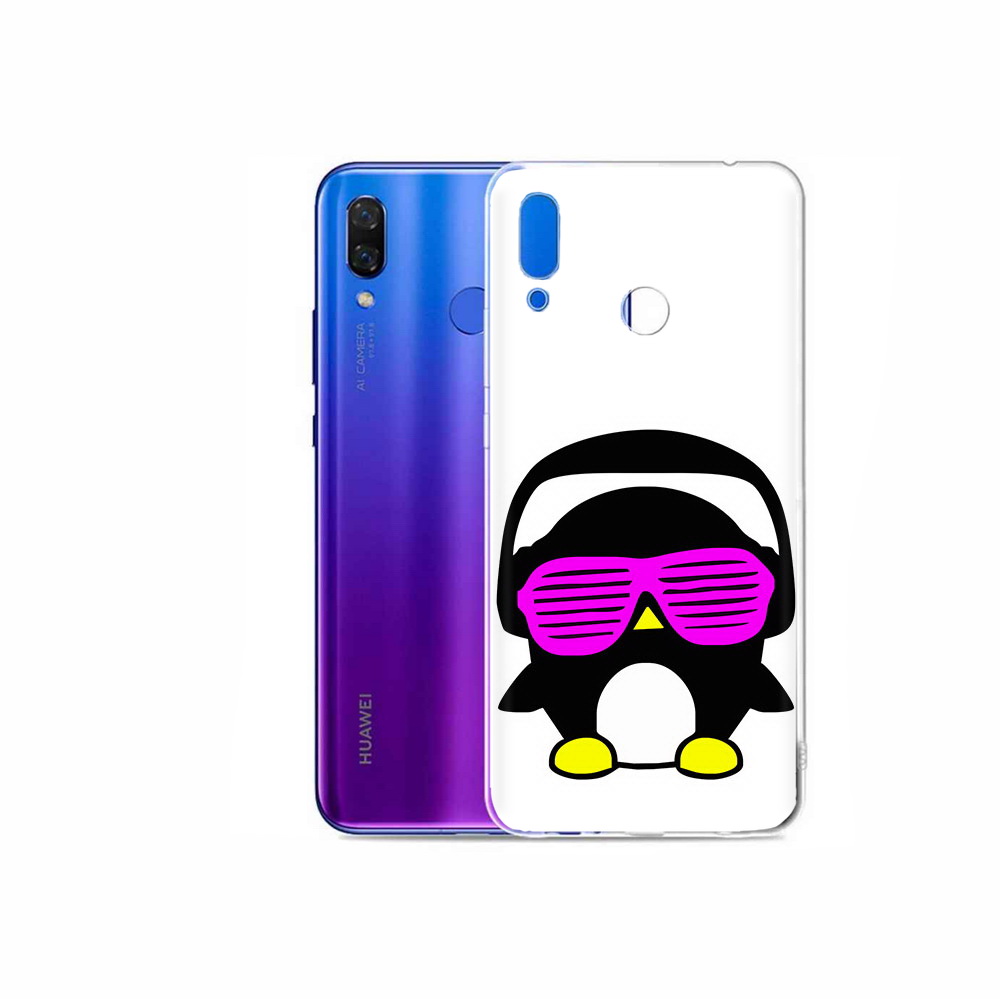 

Чехол MyPads Tocco для Honor Play пингвин, Прозрачный, Tocco