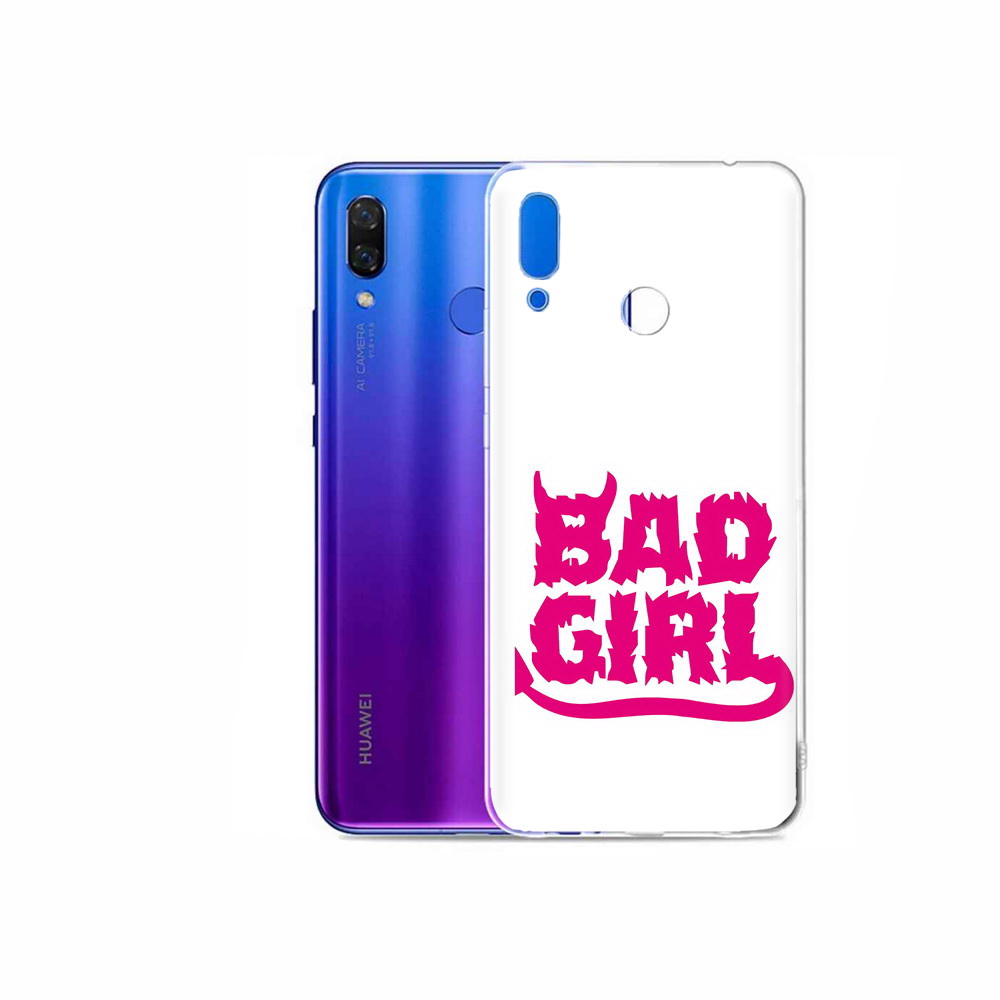 

Чехол MyPads Tocco для Honor Play плохая девочка, Прозрачный, Tocco