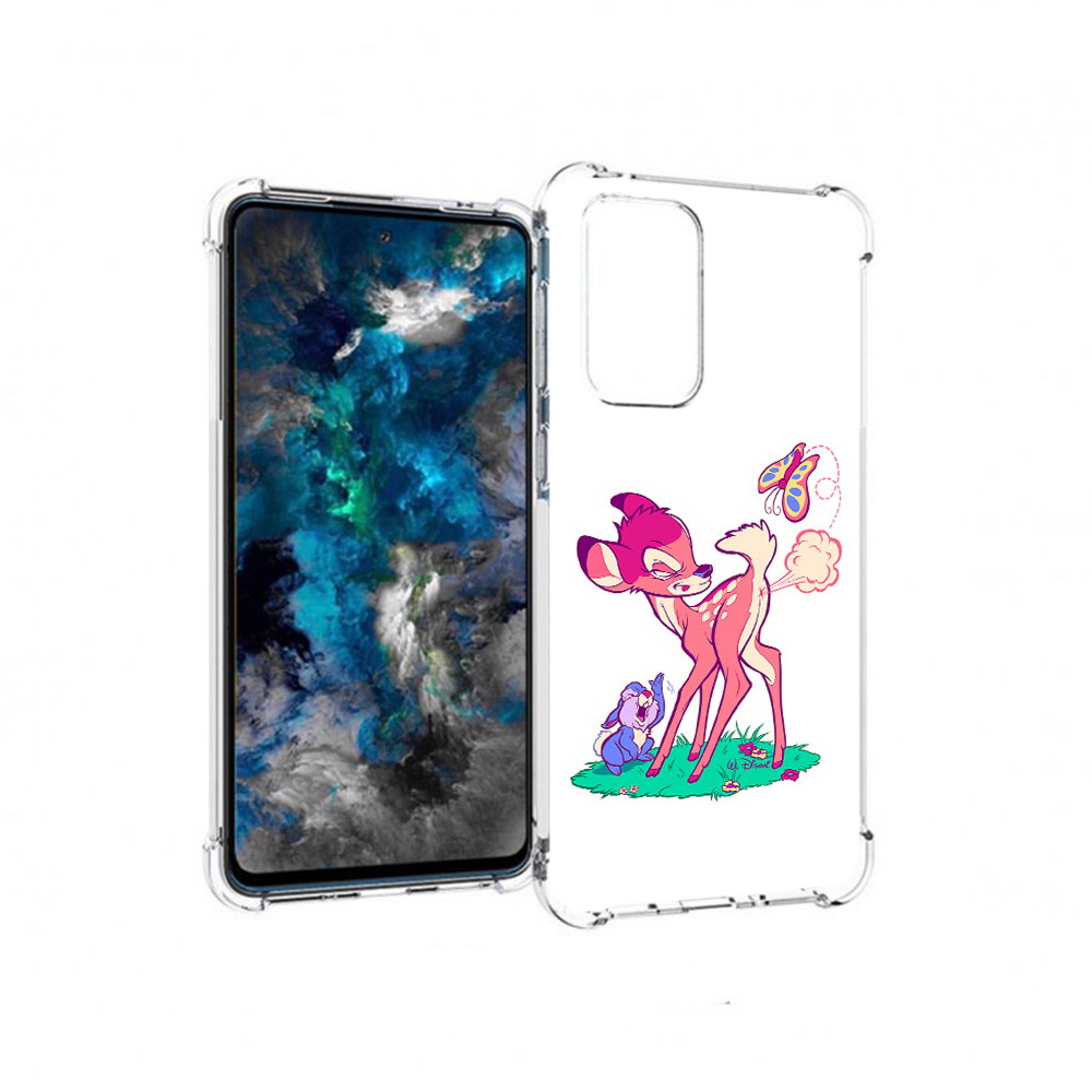 

Чехол MyPads Tocco для Samsung Galaxy A33 5G смешной олененок, Прозрачный, Tocco
