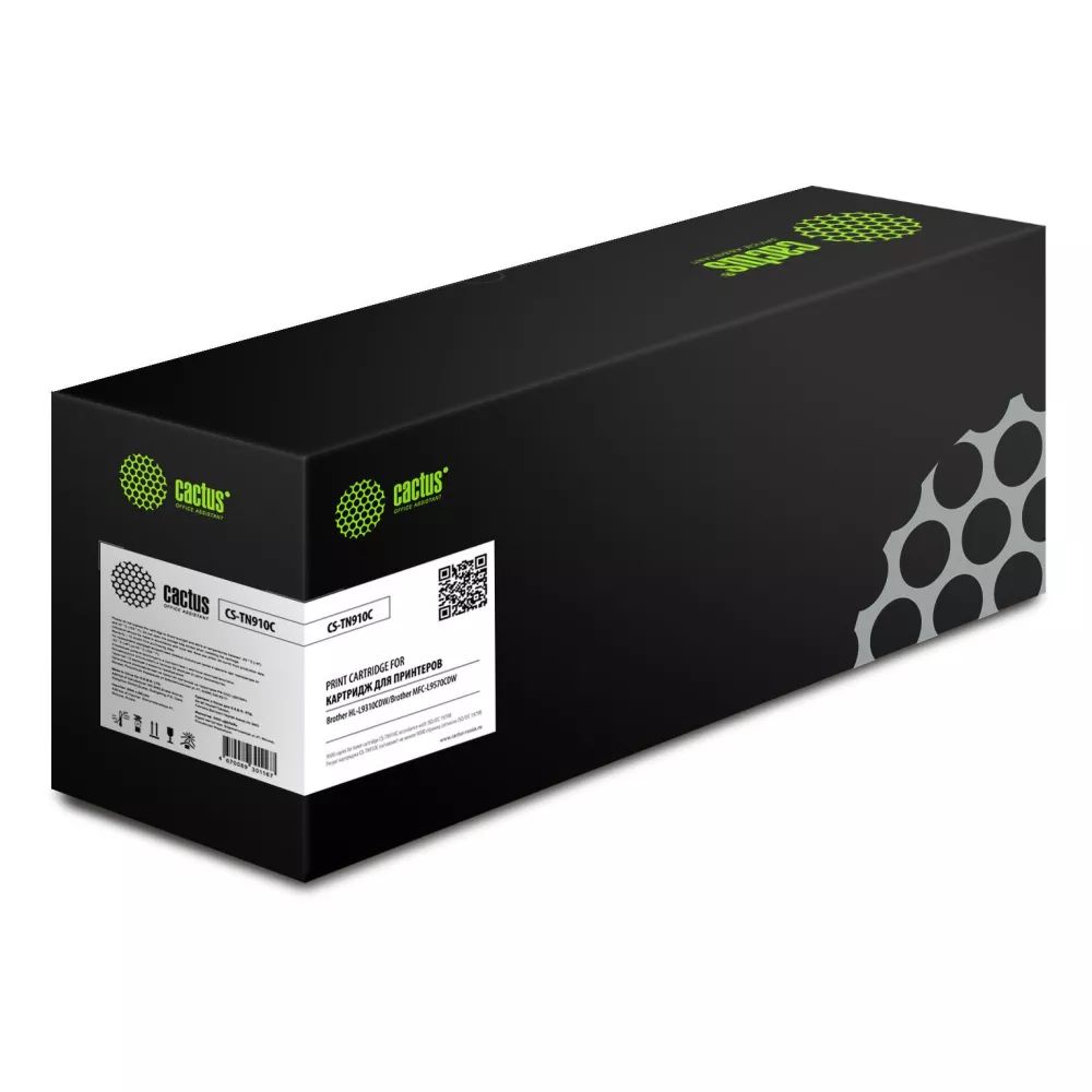 

Картридж для лазерного принтера CACTUS CS-TN910C () голубой, совместимый, CS-TN910C