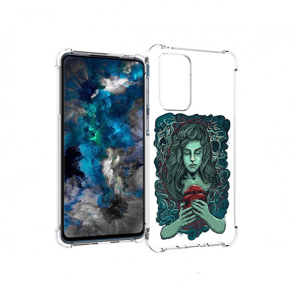 

Чехол MyPads Tocco для Samsung Galaxy A33 5G спящая девушка, Прозрачный, Tocco