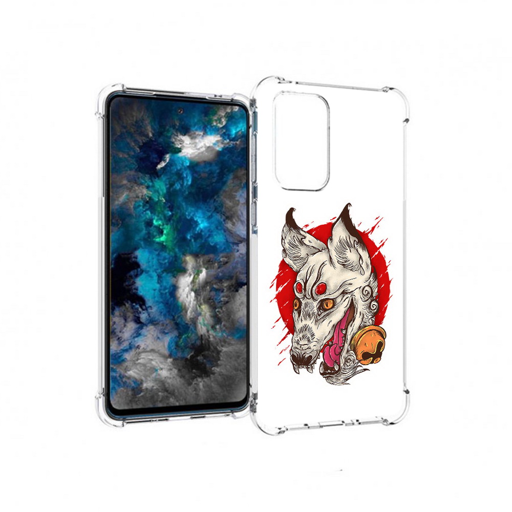 

Чехол MyPads Tocco для Samsung Galaxy A33 5G страшная собака, Прозрачный, Tocco