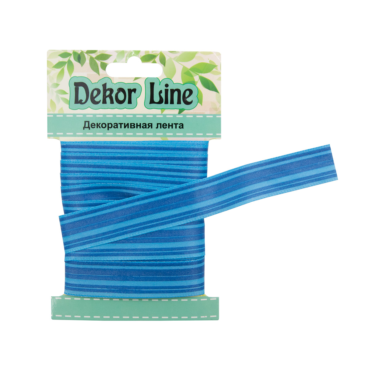 Лента атласная 'Горизонталь', 15мм*3м (синий) АЙРИС7710550_00002