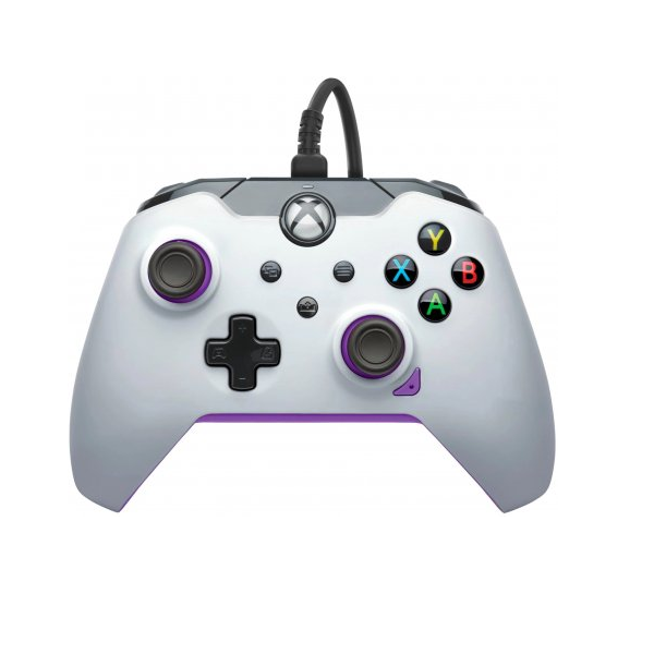 Геймпад PDP Controller Wired для Xbox One, Xbox Series S, Xbox Series X White Purple