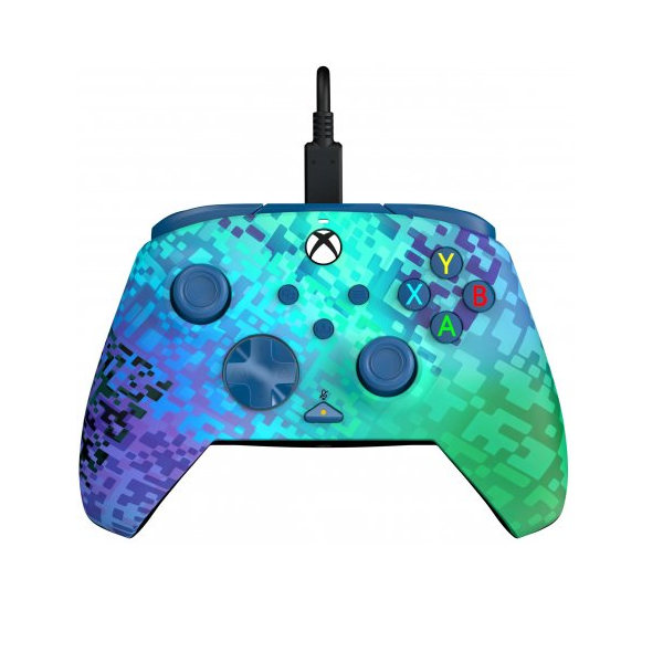 

Геймпад PDP Controller Wired для Xbox One, Xbox Series S, Xbox Series X Glitch Green, Зеленый