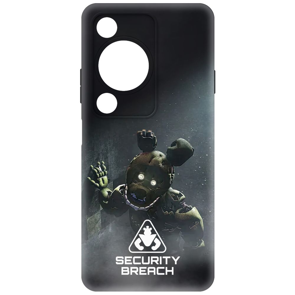 

Чехол-накладка Krutoff Soft Case ФНАФ - Нарушение безопасности для Huawei Nova Y72s черный