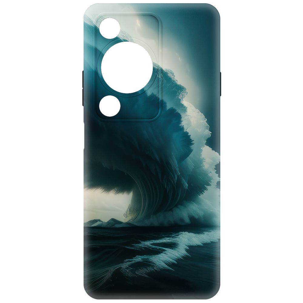 

Чехол-накладка Krutoff Soft Case Торнадо для Huawei Nova Y72s черный