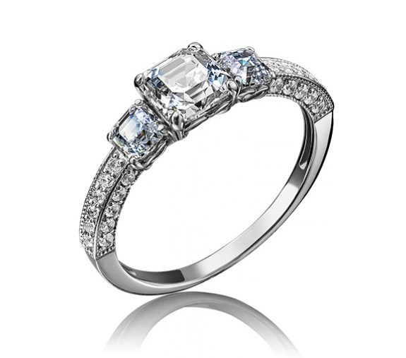 

Кольцо из белого золота р. 18,5 PLATINA jewelry 01-4297-00-501-1120-38, фианит, 01-4297-00-501-1120-38