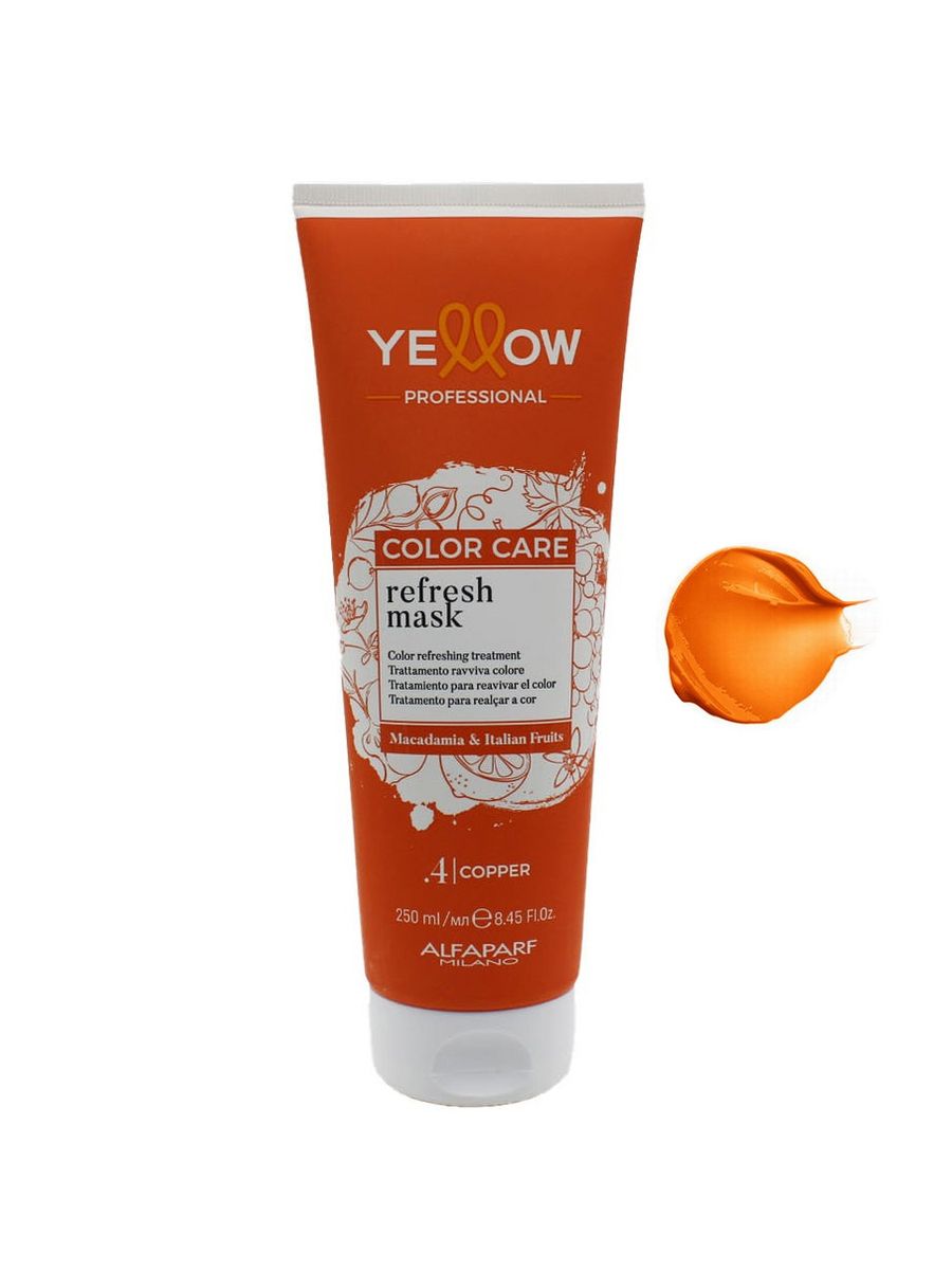 Пигментированная Маска Yellow 4 медный Ye Color Care 4 250 Мл