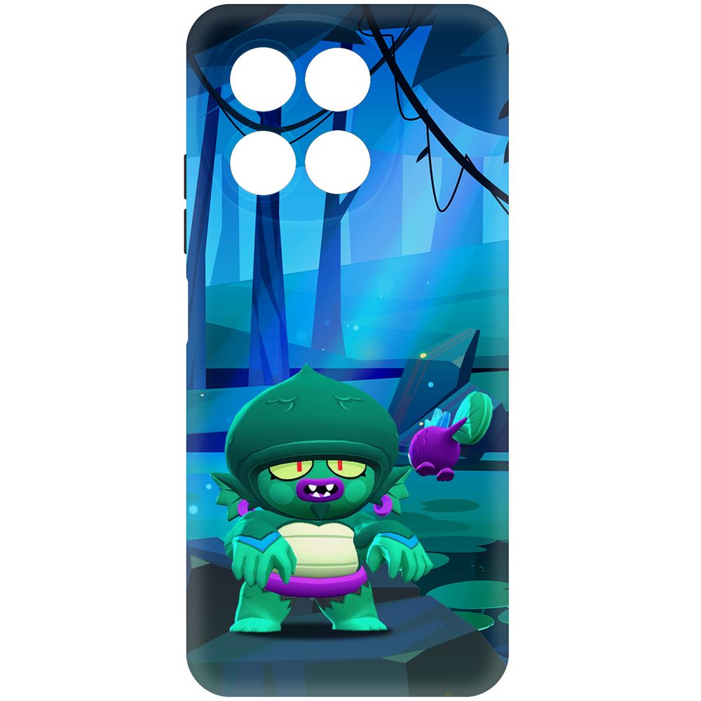 

Чехол-накладка Krutoff Soft Case Brawl Stars - Болотный Джин для TECNO Spark 30 5G черный