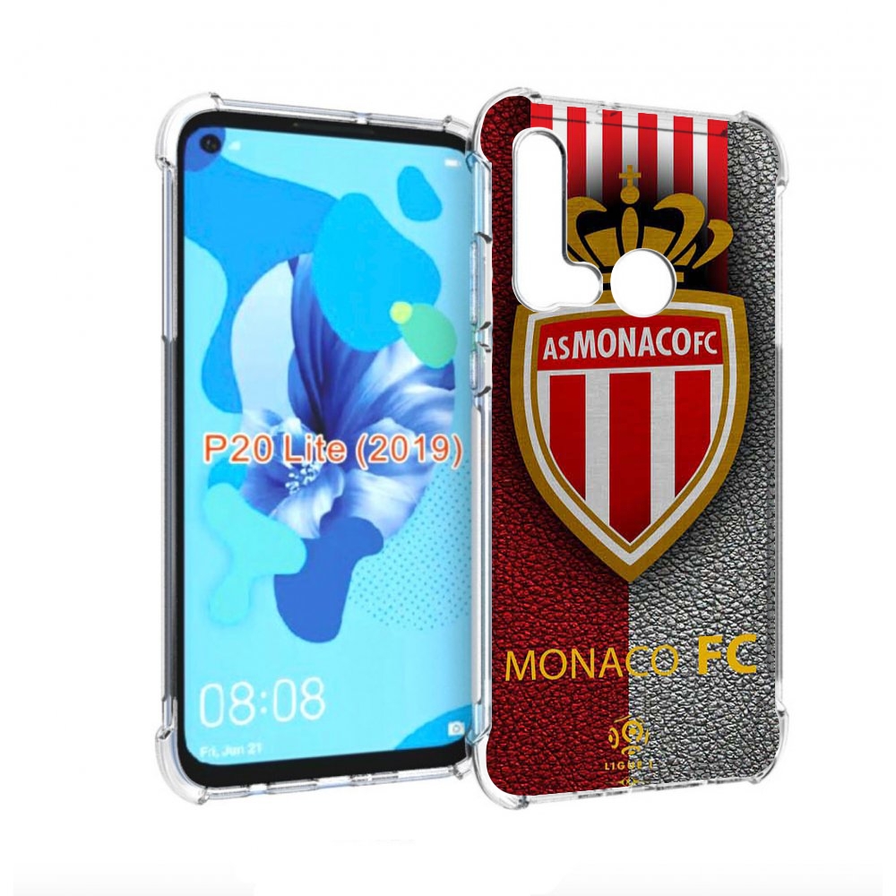 

Чехол бампер MyPads фк монако для Huawei P20 Lite (2019), Прозрачный, Tocco